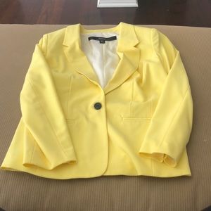 Yellow Kensie blazer size M